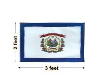 2'x3' West Virginia Nylon Outdoor Flag